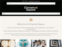 Tablet Screenshot of cinnamonsquare.com